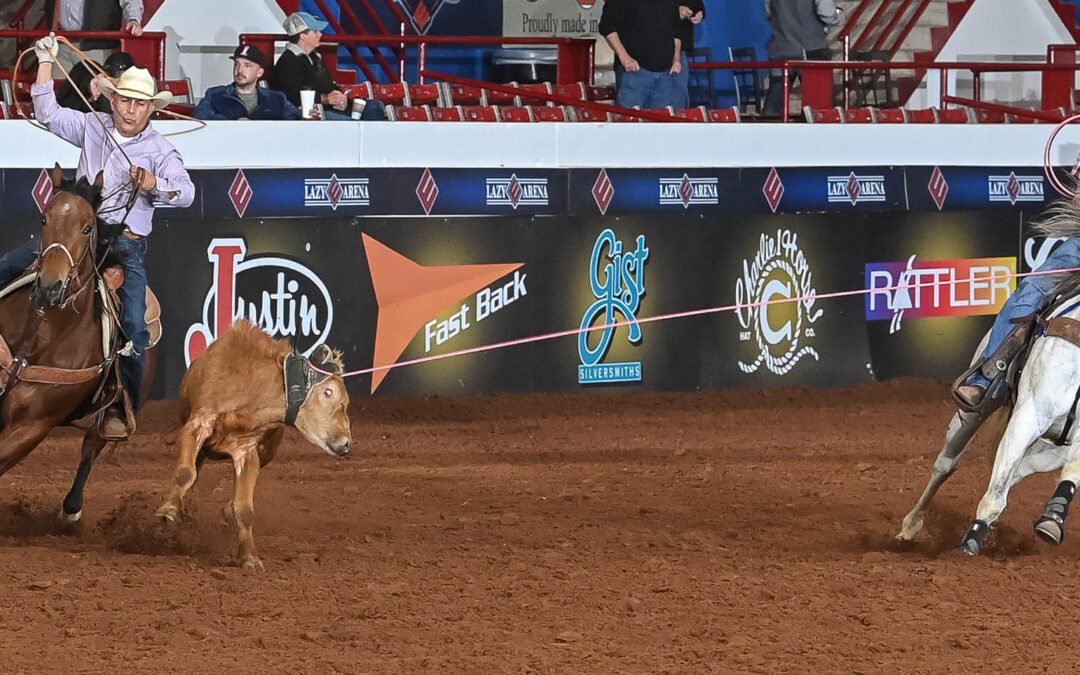 Goforth and Anaya Do Work at BFI 11.5 Businessman’s Roping