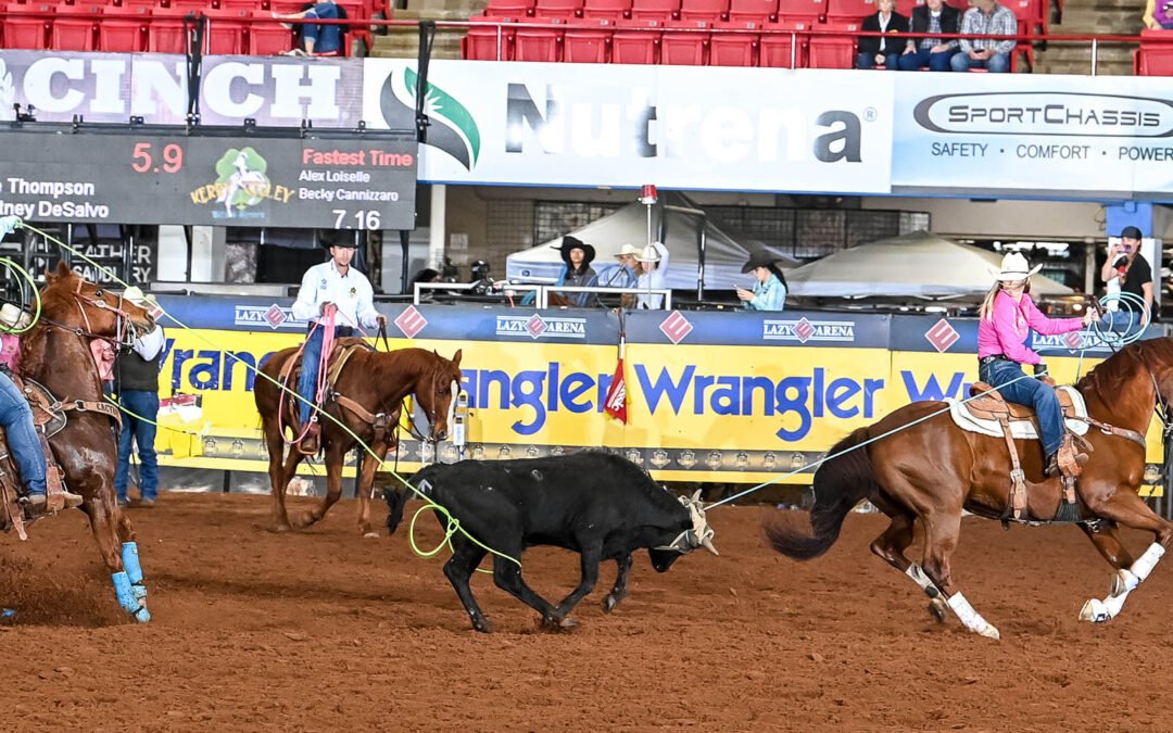 Hope T and Whitney D Dominate BFI Charlie 1 Horse All-Girl
