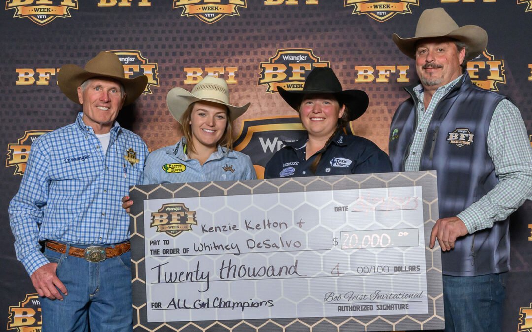 2023 Charlie 1 Horse All-Girl Team Roping Results