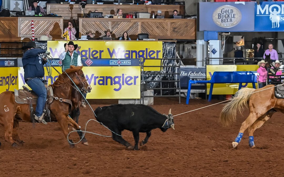 Kelton and DeSalvo Take Home the Charlie 1 Horse All Girl Team Roping Title